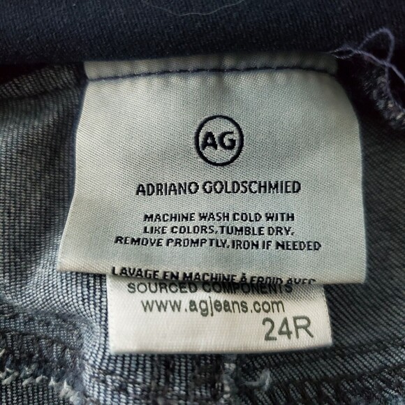 AG Adriano Goldschmied Jeans 24 Blue Maternity Skinny Full Panel Stretchy - Picture 7 of 9